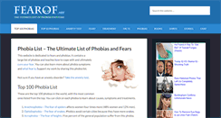 Desktop Screenshot of fearof.net