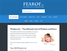 Tablet Screenshot of fearof.net